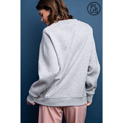 FRENCH TERRY Sky Blue / 2XSTRAIGHT LEG PANTS: