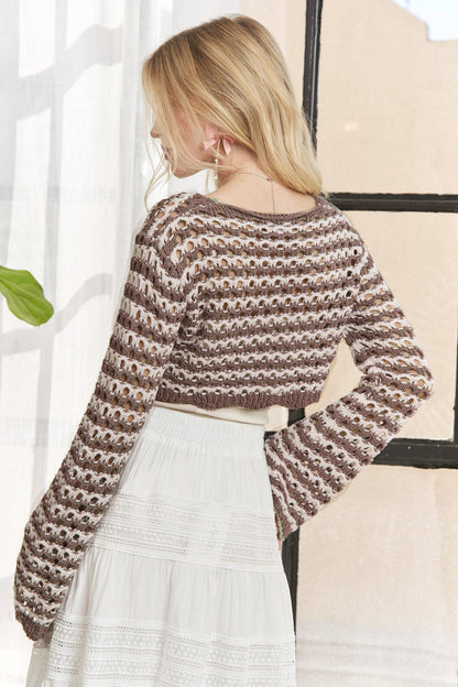 LONG SLEEVES SWEATER TOP - CESW3842