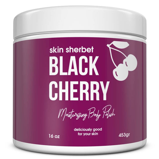 Skin Sherbet Black Cherry Body Polish Salt Scrub - 23oz