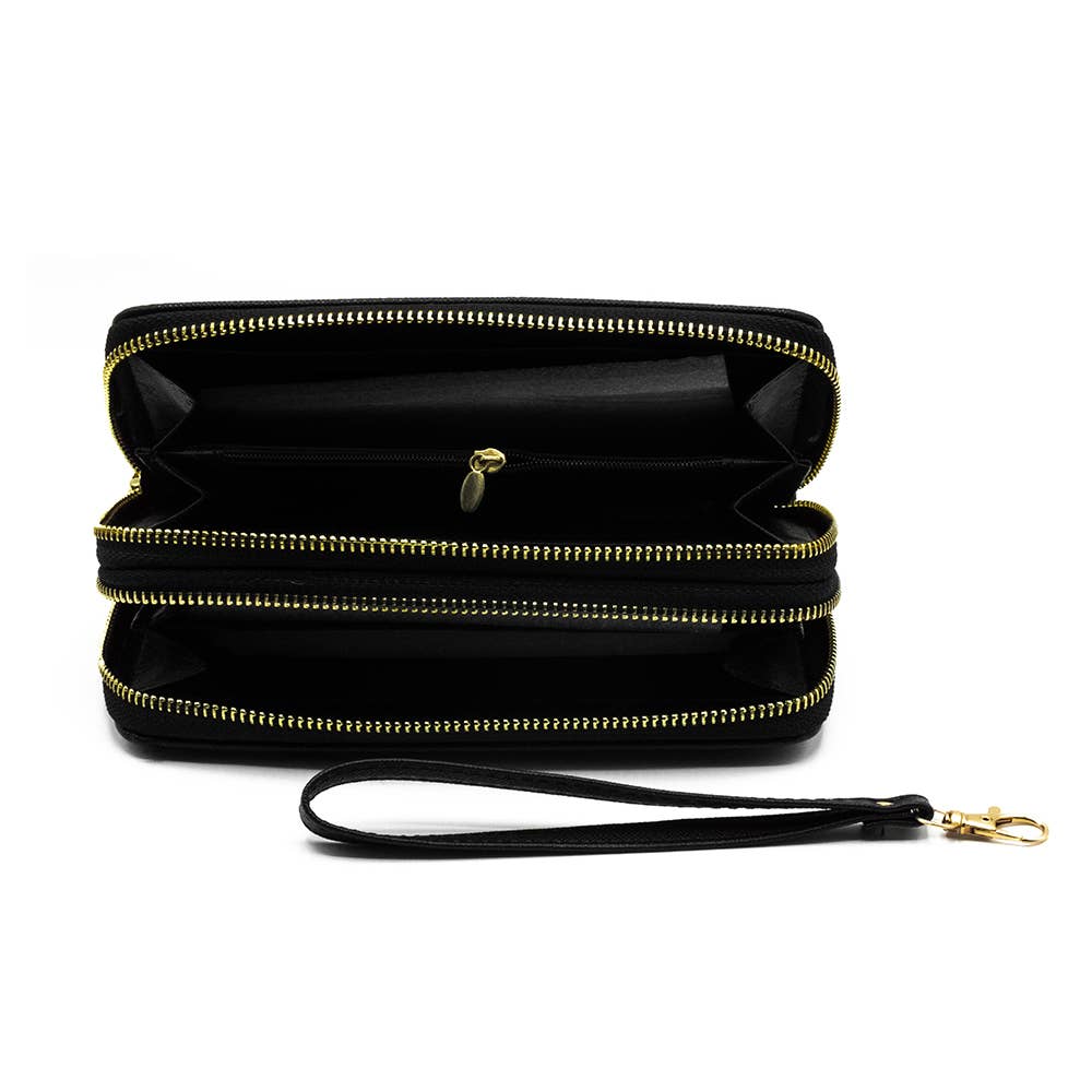 Gracia P's ANGY Double wallet - Wallets - Tiger's eyes