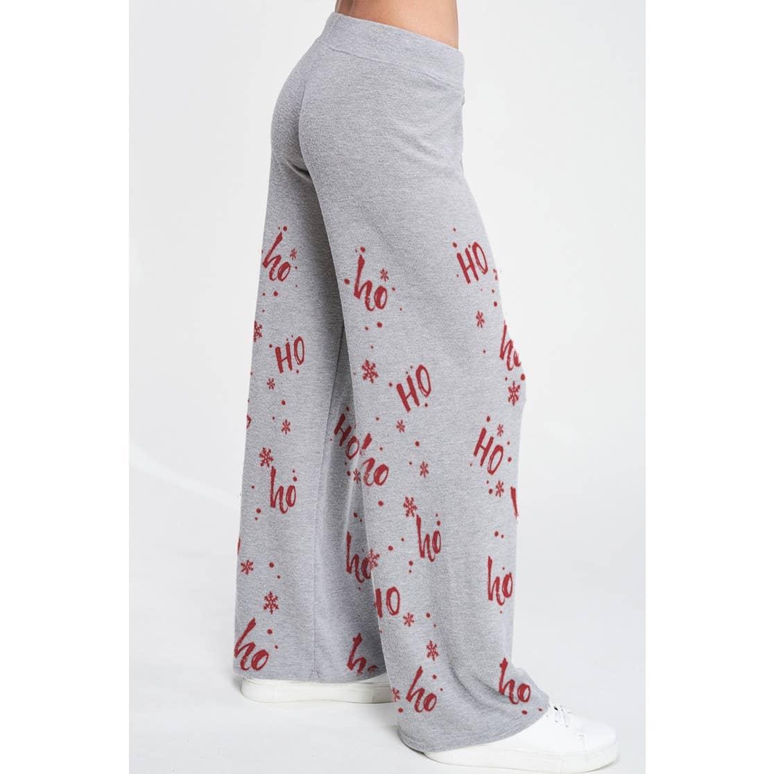 Merry Christmas print soft lounge wear set