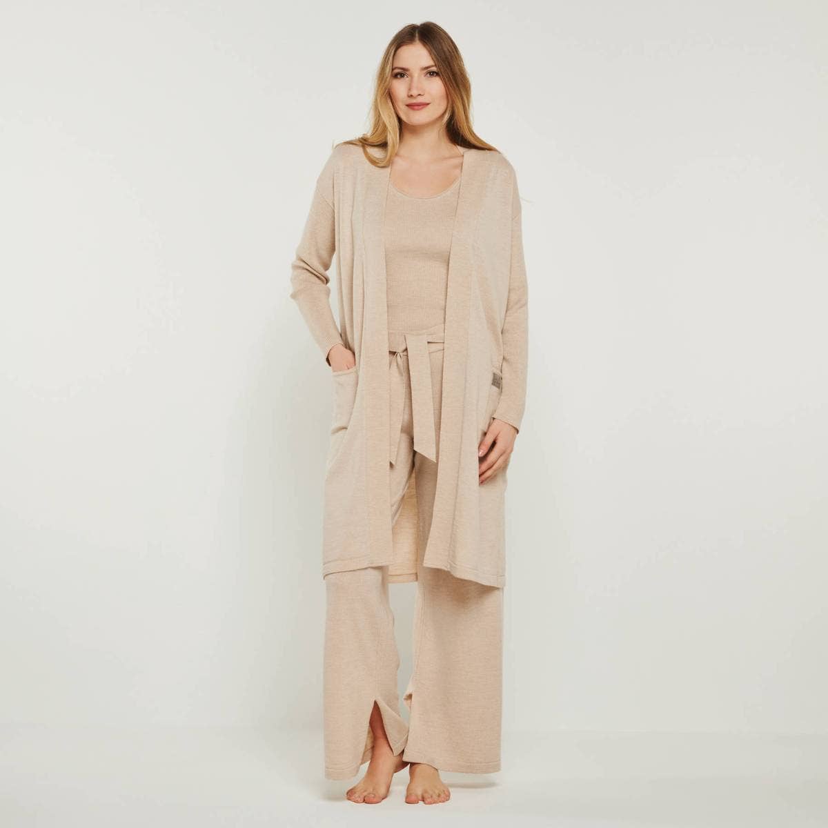 Loungewear Tank Top-Ivory