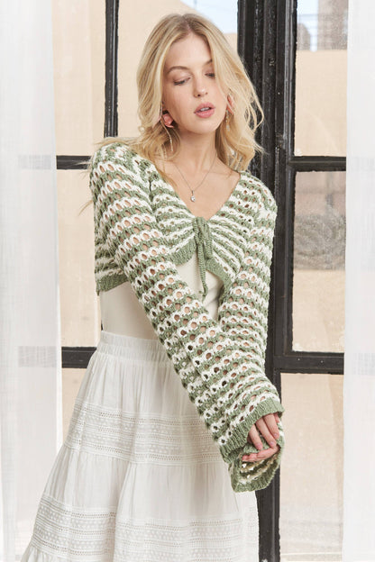 LONG SLEEVES SWEATER TOP - CESW3842