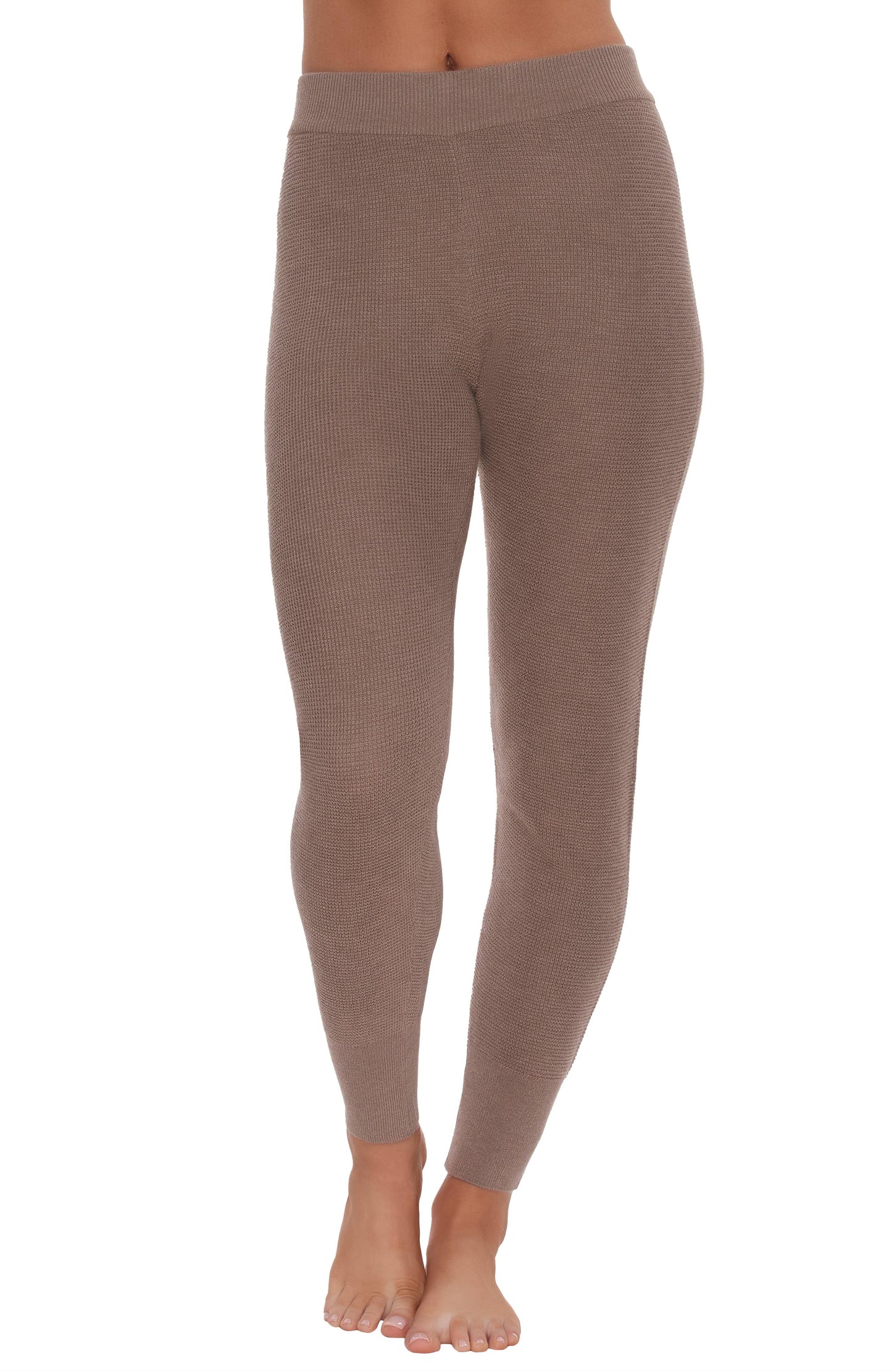 Chill Vibes Cashmere Blend Thermal Jogger: Truffle (TFL) / L