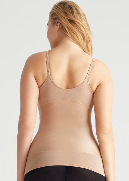 Alice Yummie Tummie® 3-Panel Shaping Tank: Almond / XL