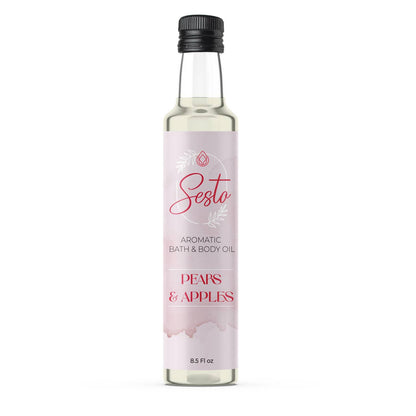 Sesto Aromatic Bath & Massage Oil - Pears & Apples - 8.5oz