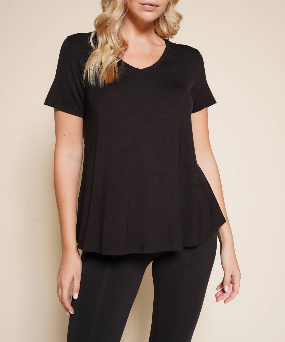 BAMBOO V NECK CLASSIC TOP PACKDEAL