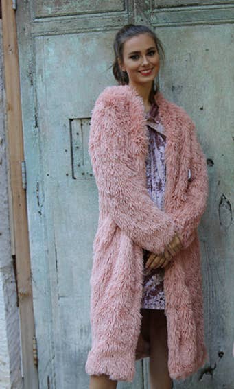 SJ711-ASIS FAUX FUR COAT