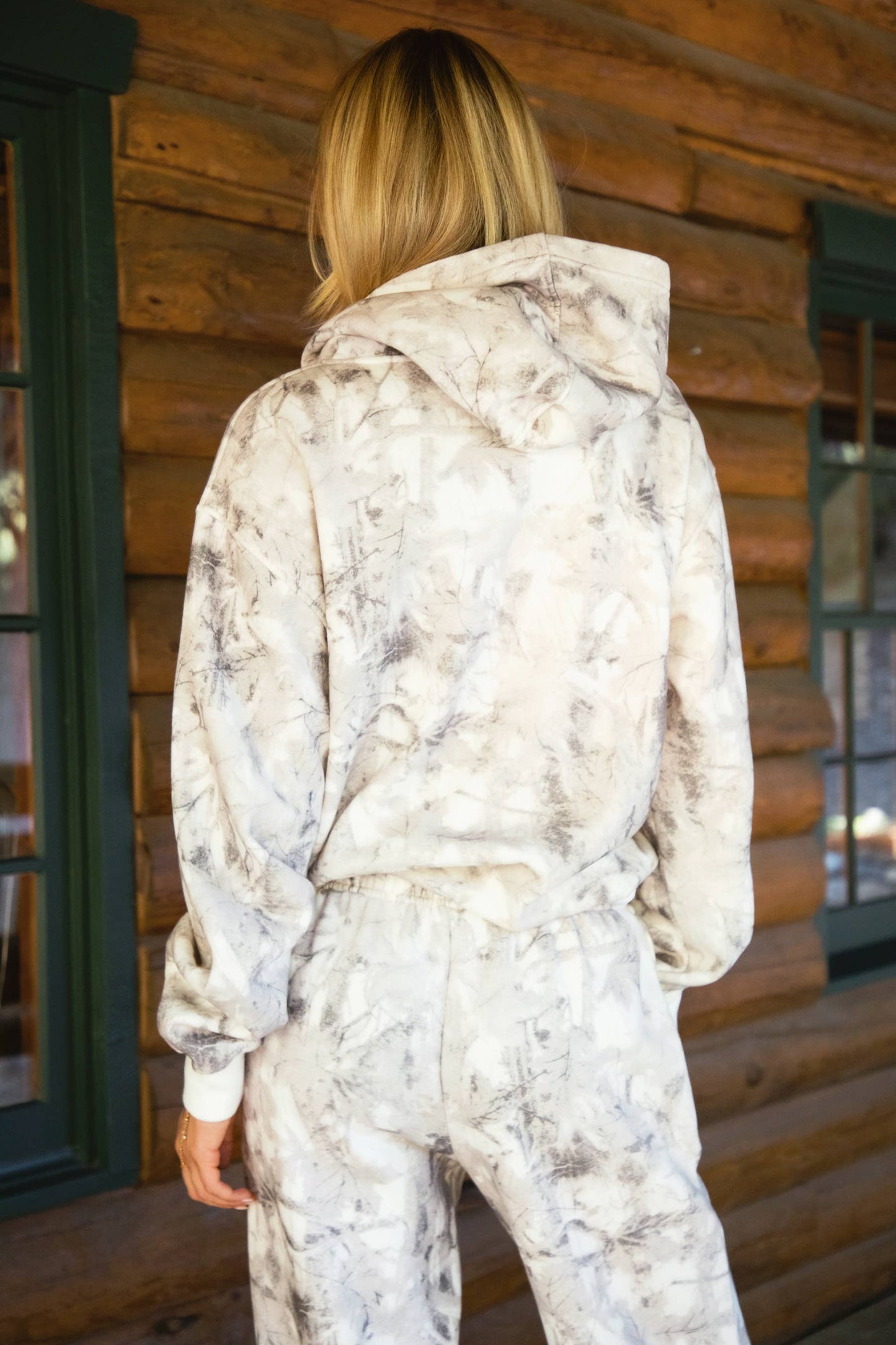 AVERY Light Woodland Camo Lounge Fleece Classic Hoodie