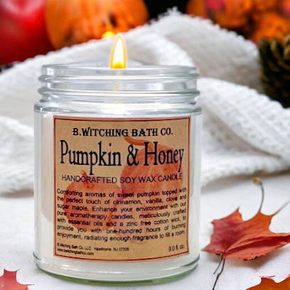Pumpkin & Honey Soy Wax Candles 9oz