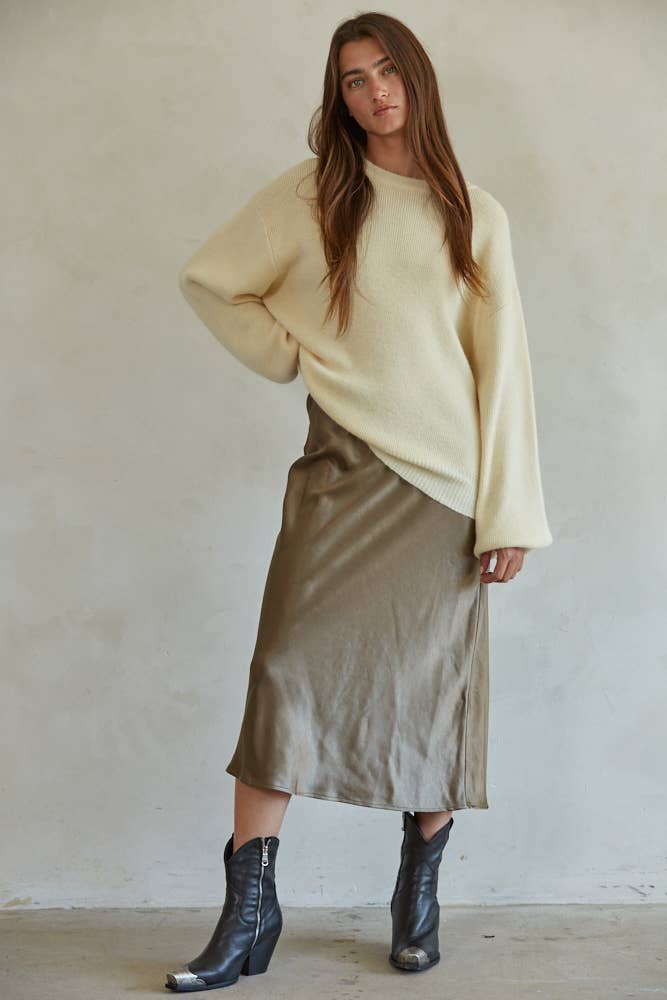 L5954 | MANHATTAN DREAM SKIRT: Black / Small