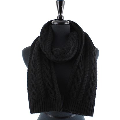 S24152A Cable Knit Scarf
