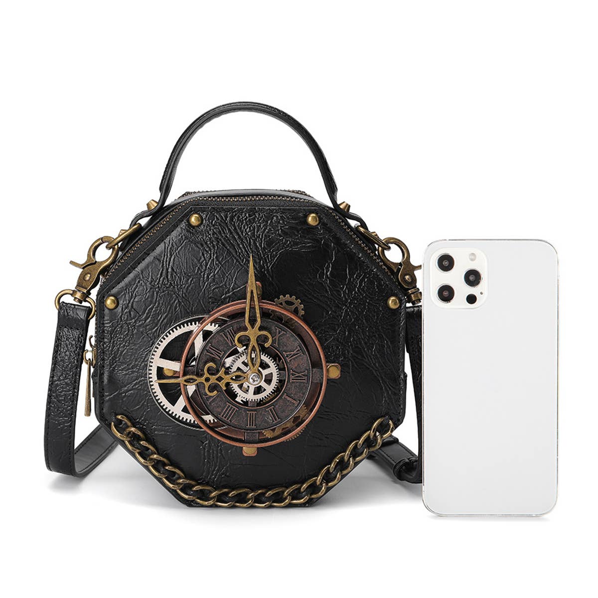 HALLOWEEN RETRO STEAMPUNK BAG SHOULDER BAG_CWAB0633