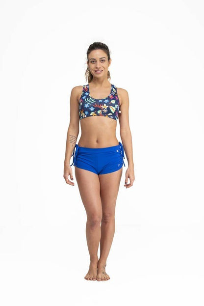 Side String Shorts, Royal Blue Cool From Light: S