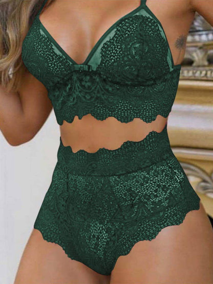 Sexy Lace Bra Suit