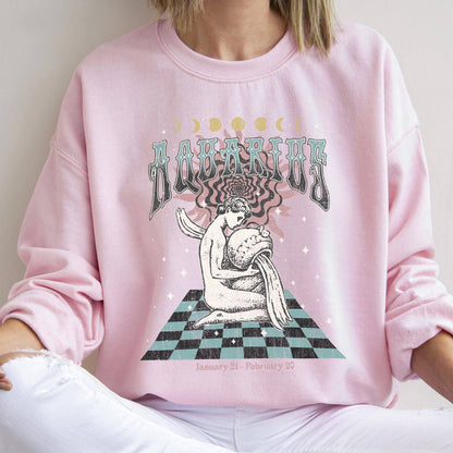 Aquarius Zodiac, Astrology, Horoscope Sweatshirt