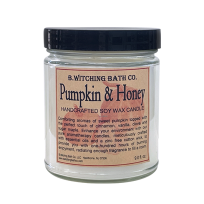 Pumpkin & Honey Soy Wax Candles 9oz