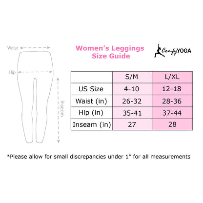 Moonlight - High Waist Leggings: S/M 4-10