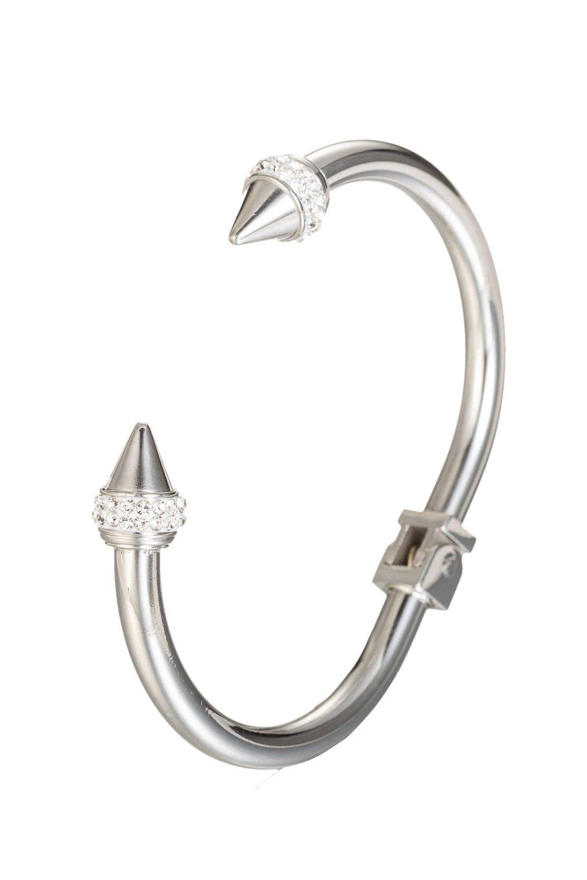 Leah Cuff Bracelet - Silver