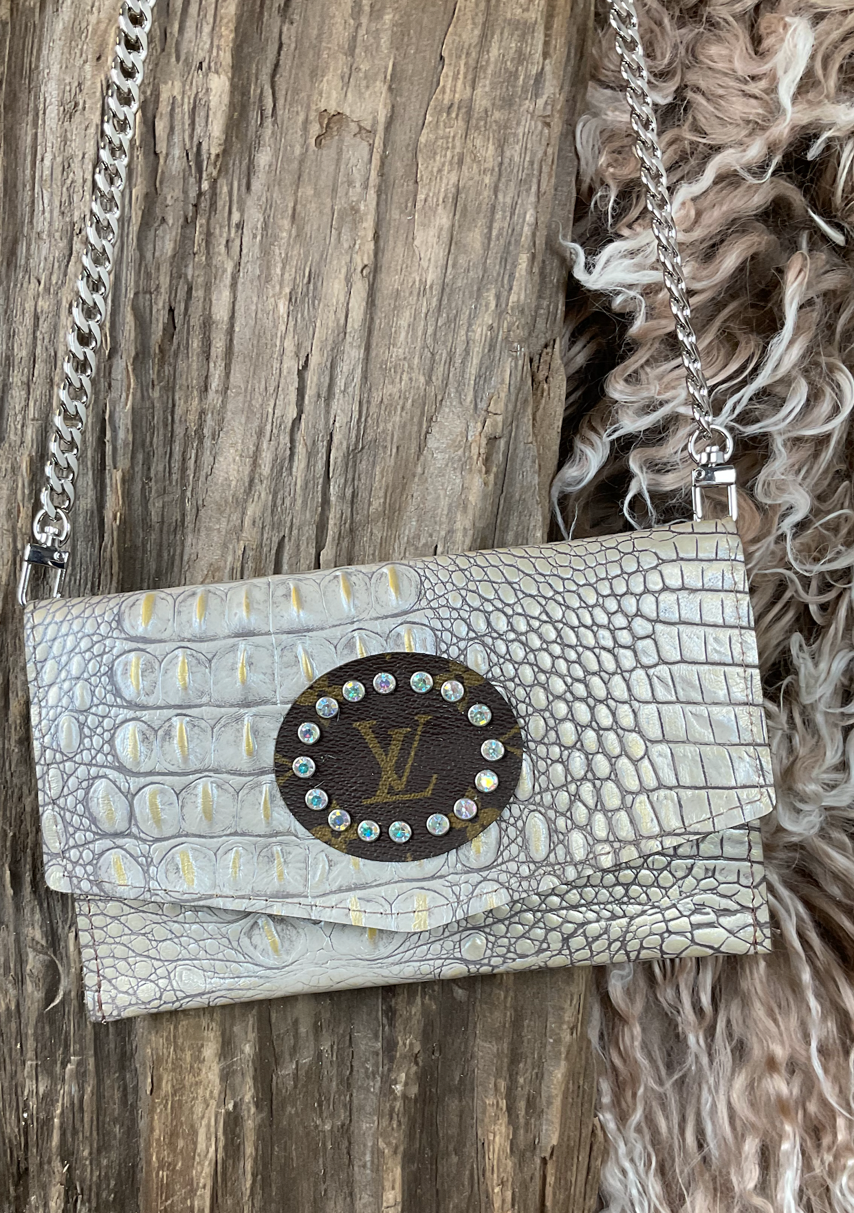 CLASSIC Jordan Crossbody UPCYCLED Croc