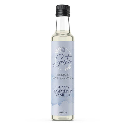Sesto Aromatic Bath & Massage Oil - Black Raspberry Vanilla