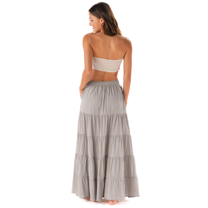 Stone Shipwrecked Maxi Skirt with Bead