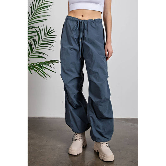 CARGO PANTS: Slate Blue / LG NYLON TASLAN BALLON