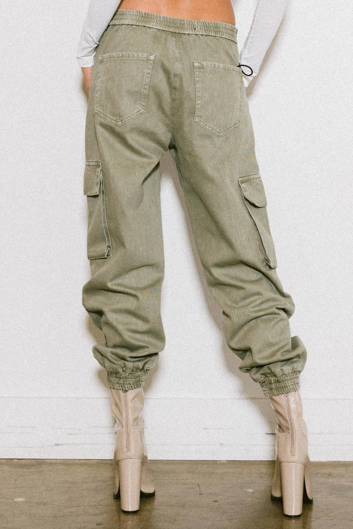 Good Drank Cargo Jeans: Khaki / M
