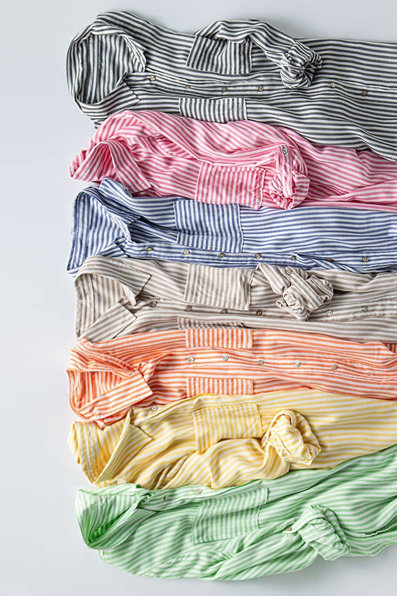 STRIPE BUTTON DOWN SHIRT