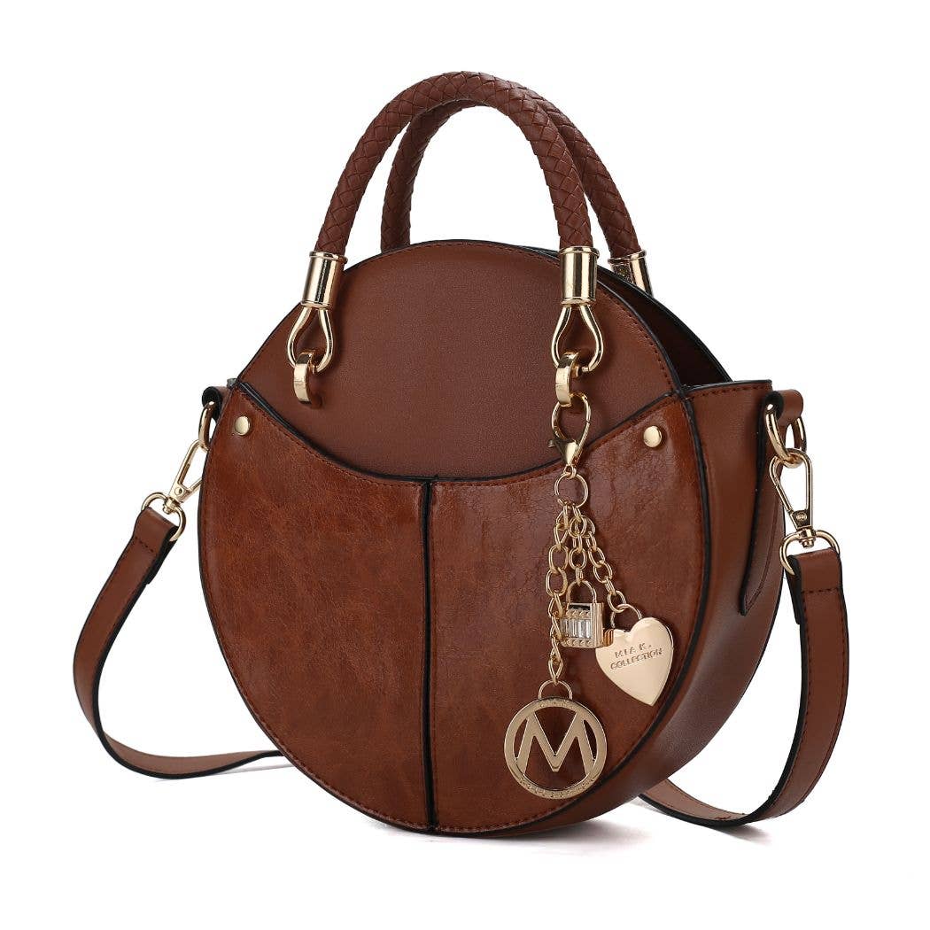 MKF Collection Nobella Crossbody Handbag By Mia K.: Wine