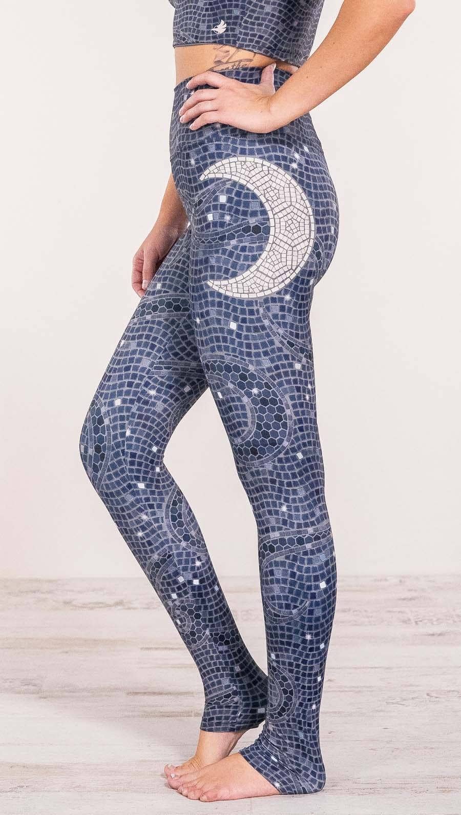 Celestial Mosaic - Buttery Soft Athleisure Leggings: XXL