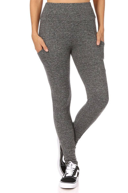 High Waist Fleece Leggings - Butt Lifting