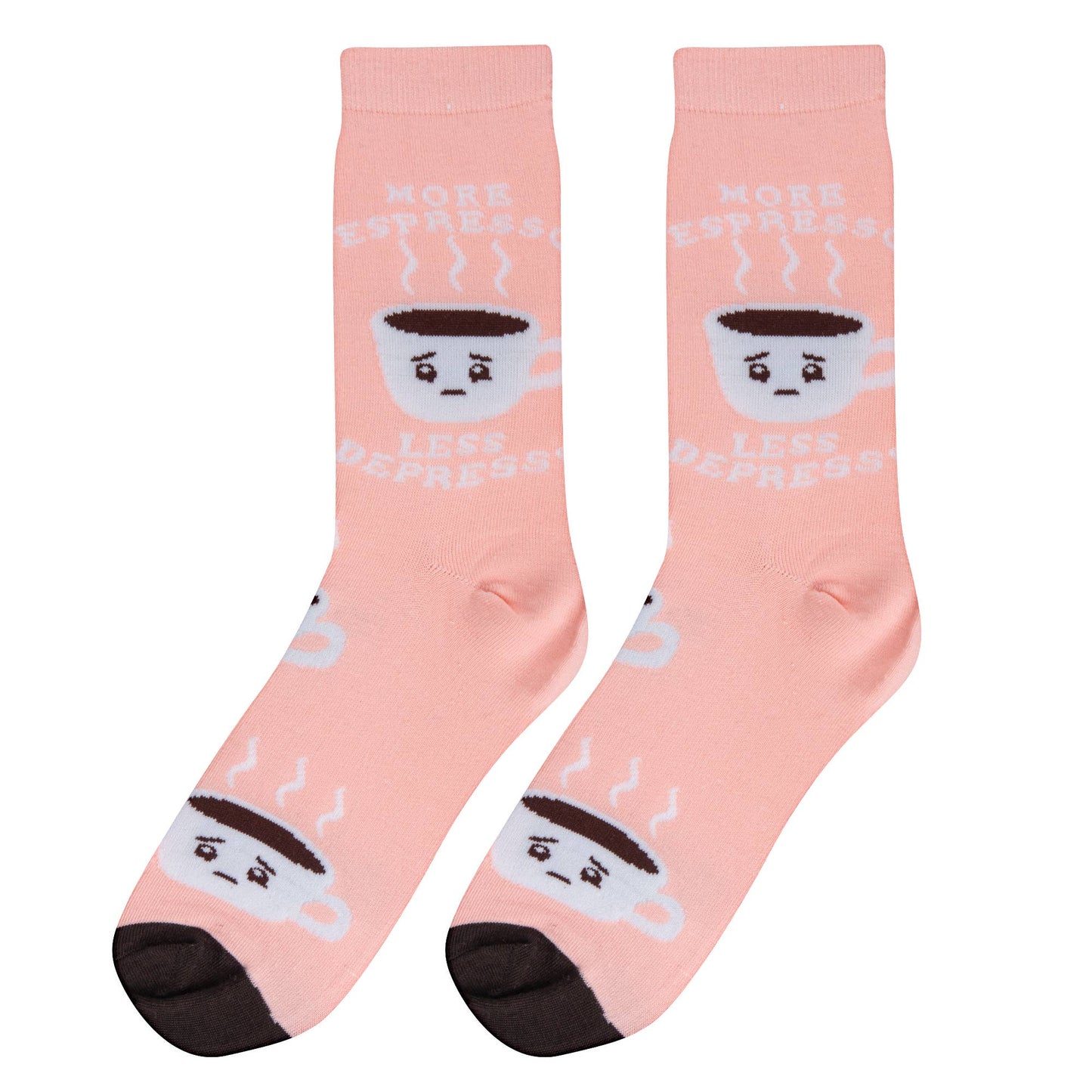 Crazy Socks - Womens Crew - More Espresso