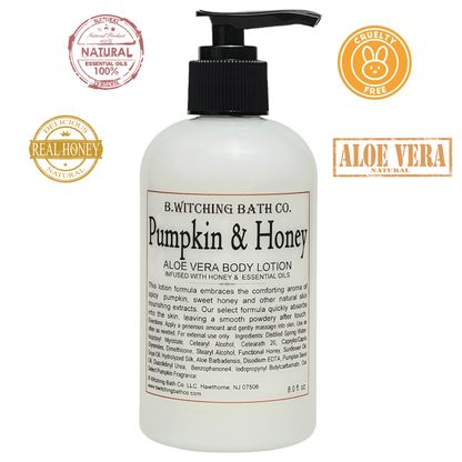 Pumpkin & Honey Aloe Vera Body Lotion 8oz.