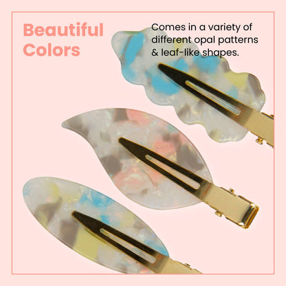 Lindo No Crease Makeup Hair Clips (6pcs/pack): Opal