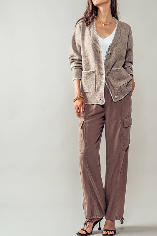 Cargo Chic Straight Leg Pant