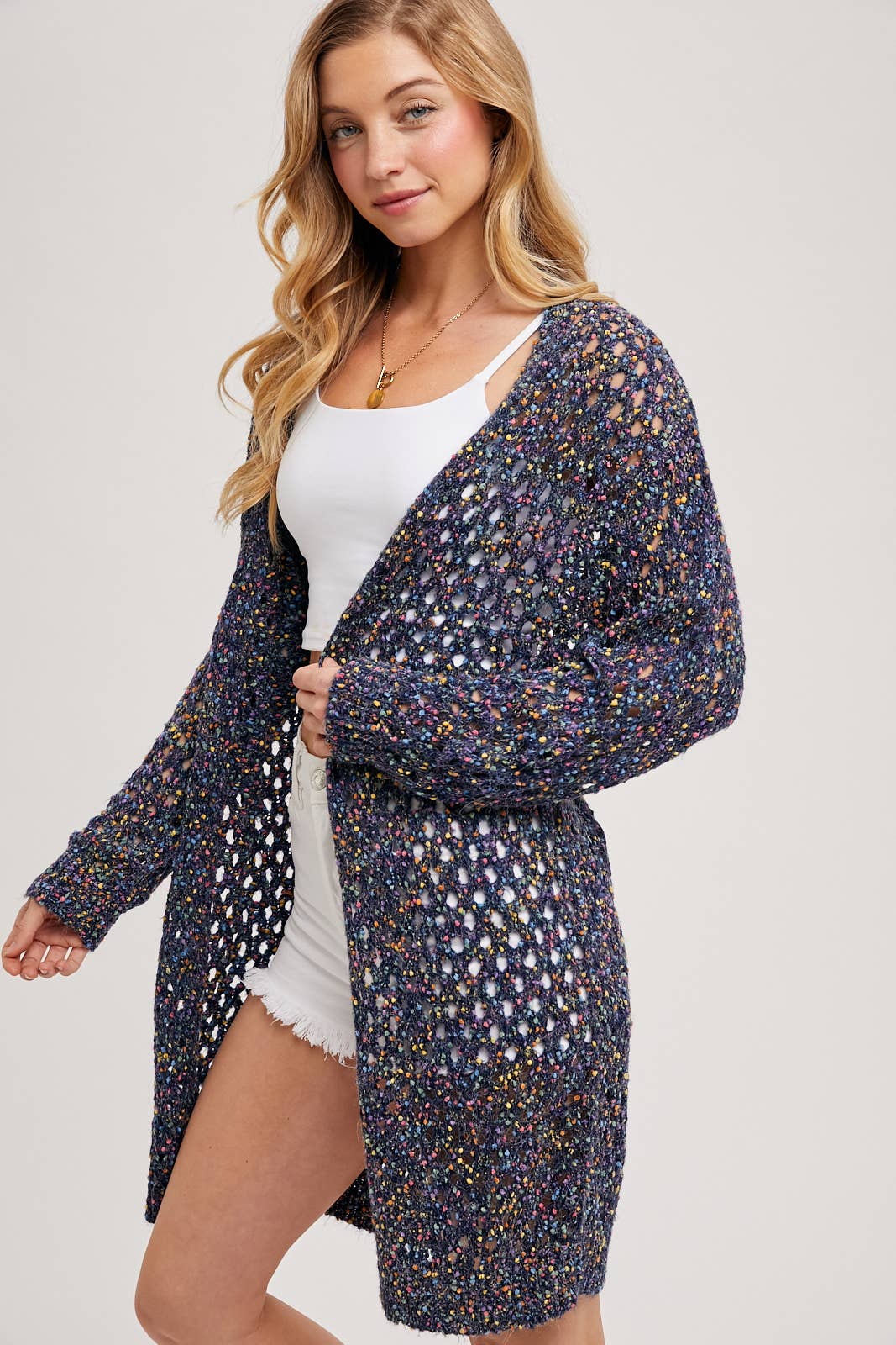 OPEN KNIT CARDIGAN