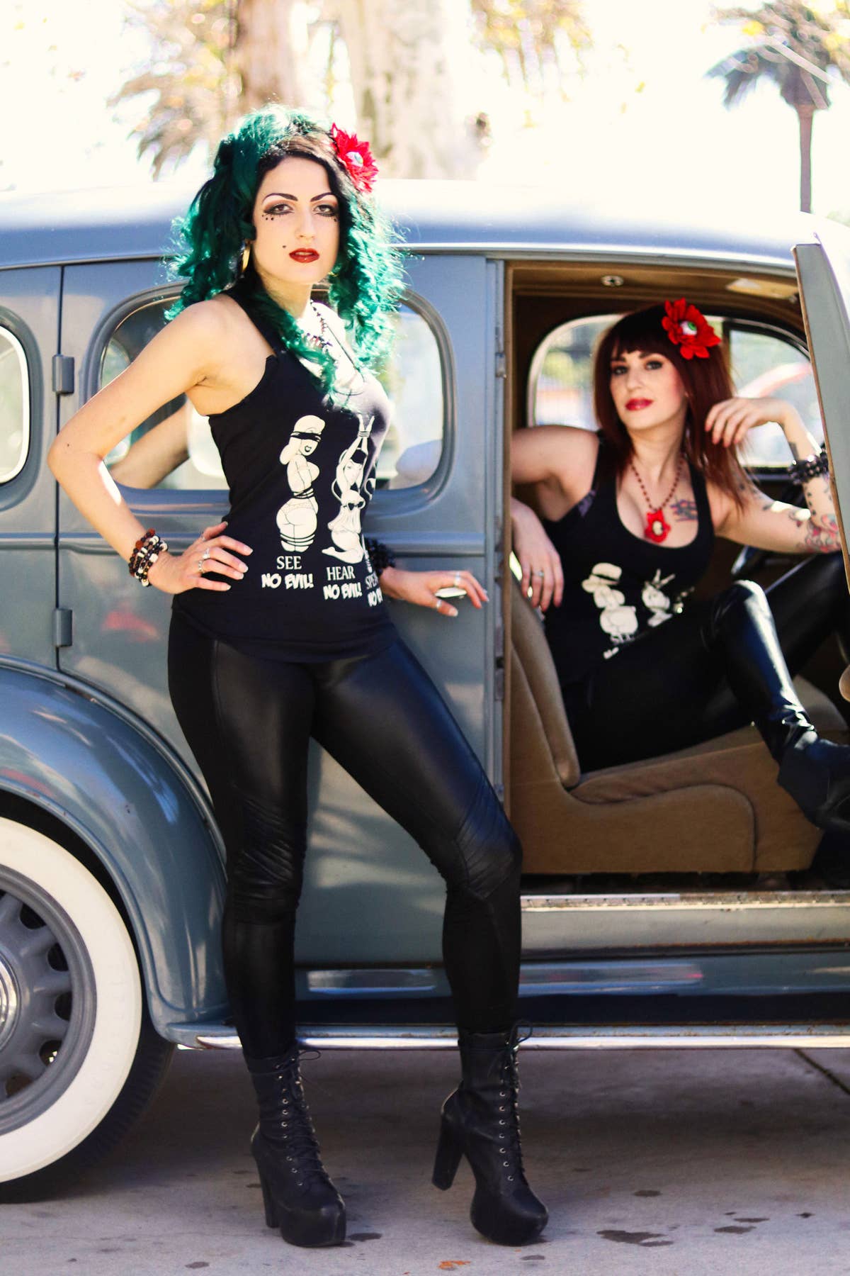 No Evil Tank: Black Cream / L