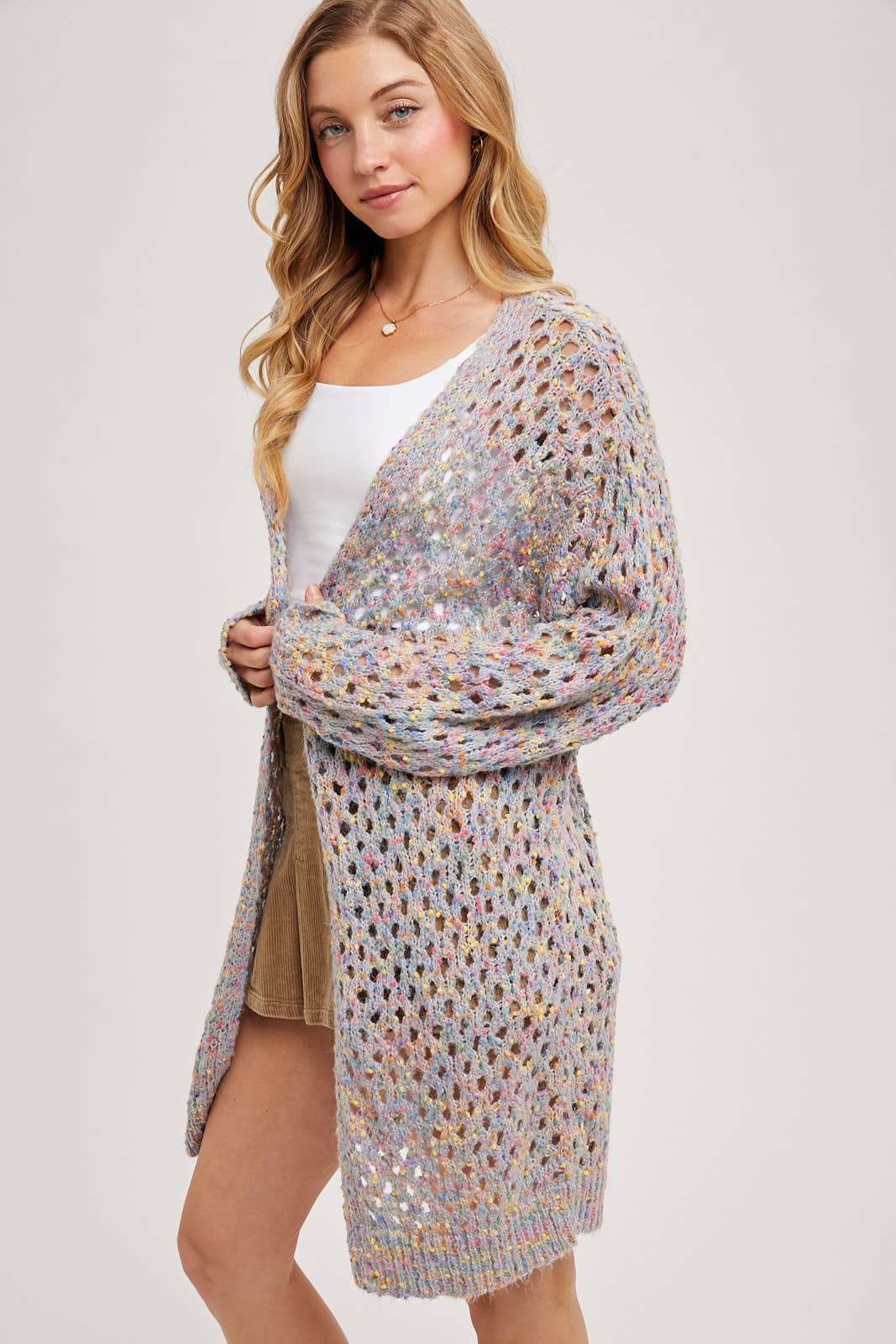 OPEN KNIT CARDIGAN