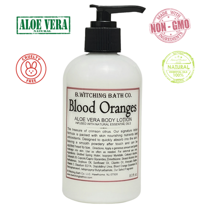 Blood Orange Aloe Vera Body Lotion 8oz.
