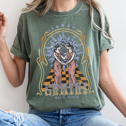 Gemini Zodiac Comfort Colors Tees, Horoscope, Astrology