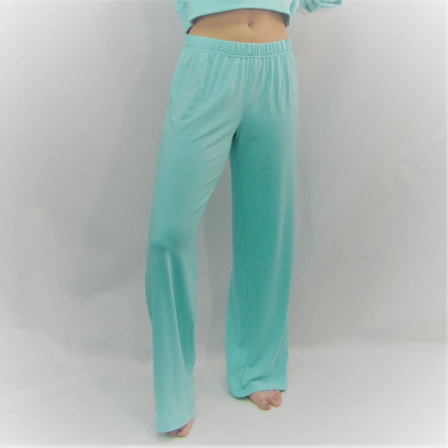 Lounge pant bamboo/cotton: Denim / X large
