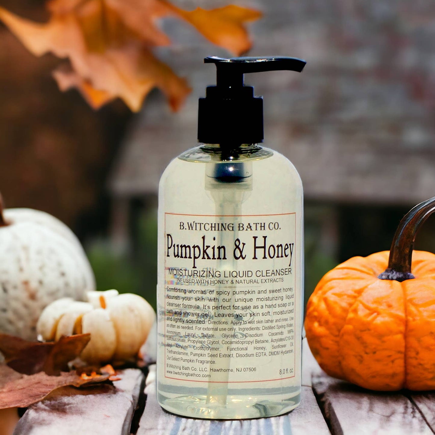 Pumpkin & Honey Moisturizing Liquid Cleansers 8oz