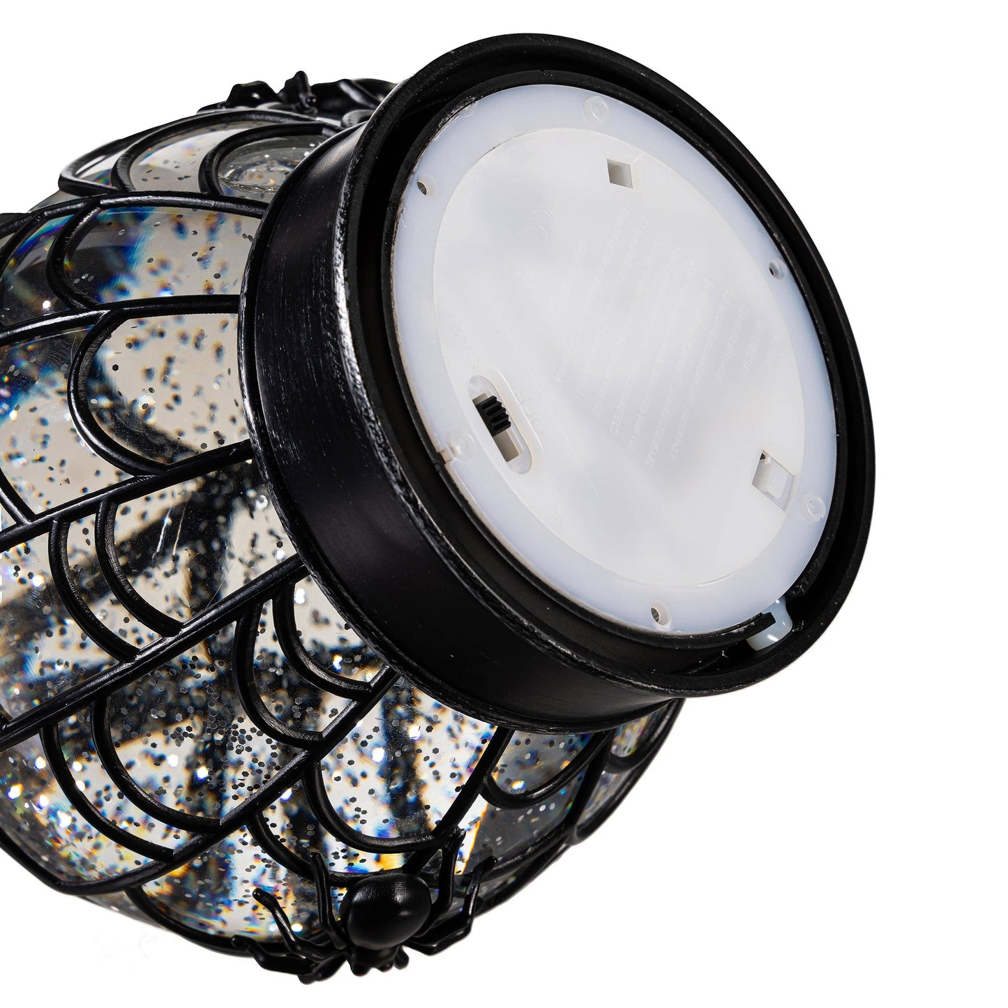 Spider Web LED Water Globe, 7.5"H