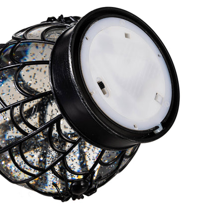 Spider Web LED Water Globe, 7.5"H