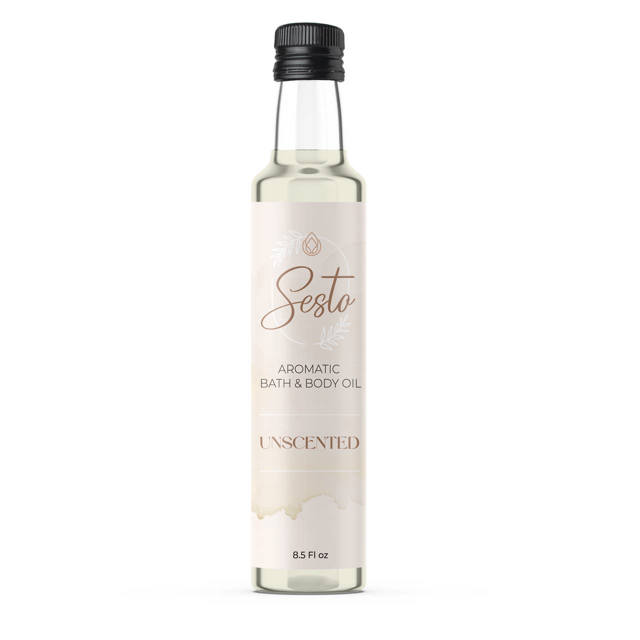 Sesto Aromatic Bath & Massage Oil - Unscented - 8.5oz
