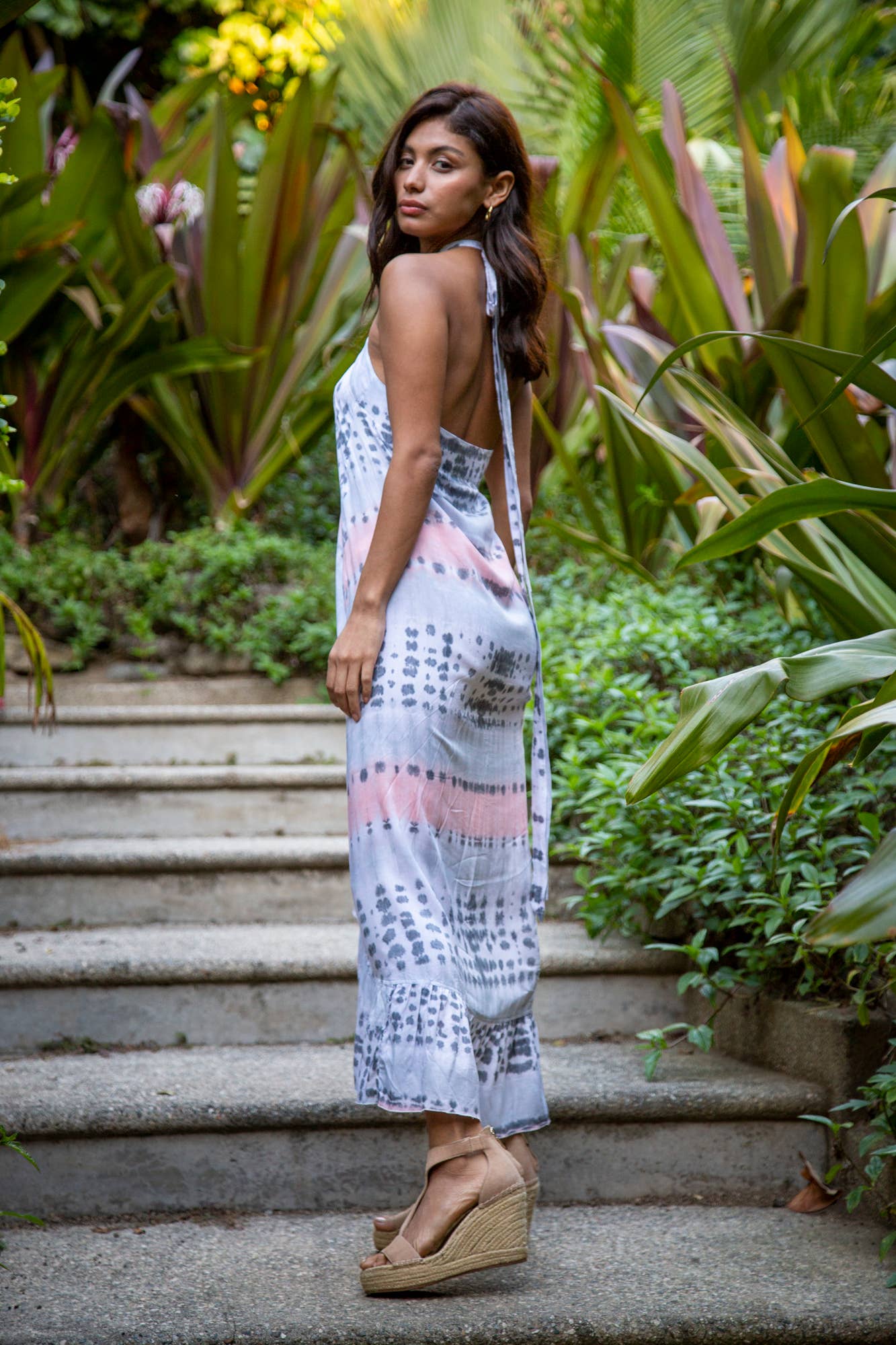 Brianna Convertible Beach Cover-up Wrap Skirt to Midi Dress