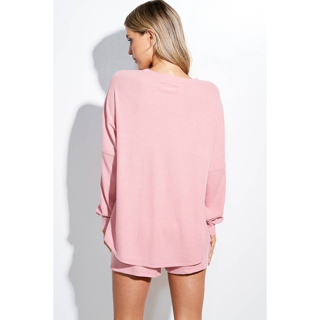 Cherry much print lounge short pants set