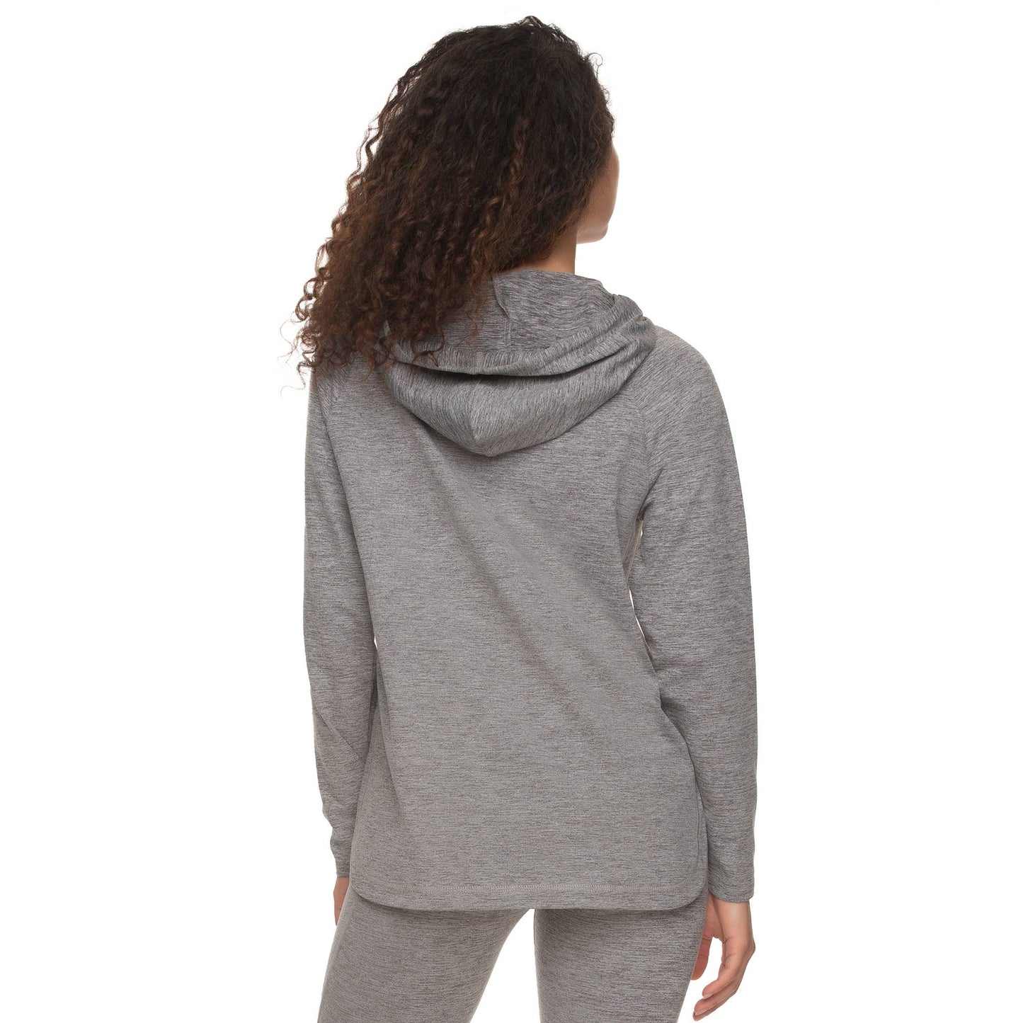 Estero Brushed Jersey Pullover Hoodie w Pocket: Medium Heather Grey (MHG) / M