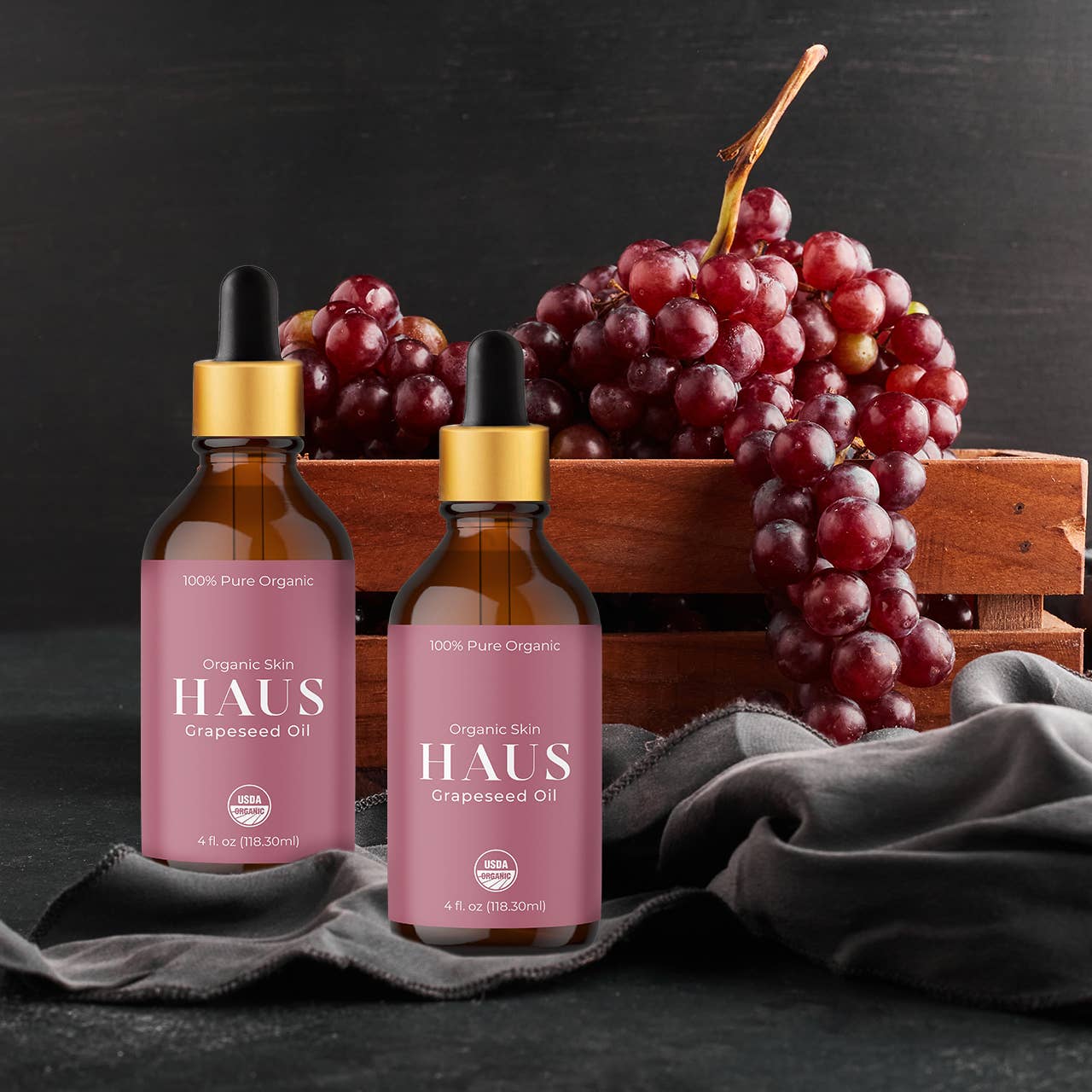 Organic Grapeseed Carrier Oil - 4oz: Retail Product